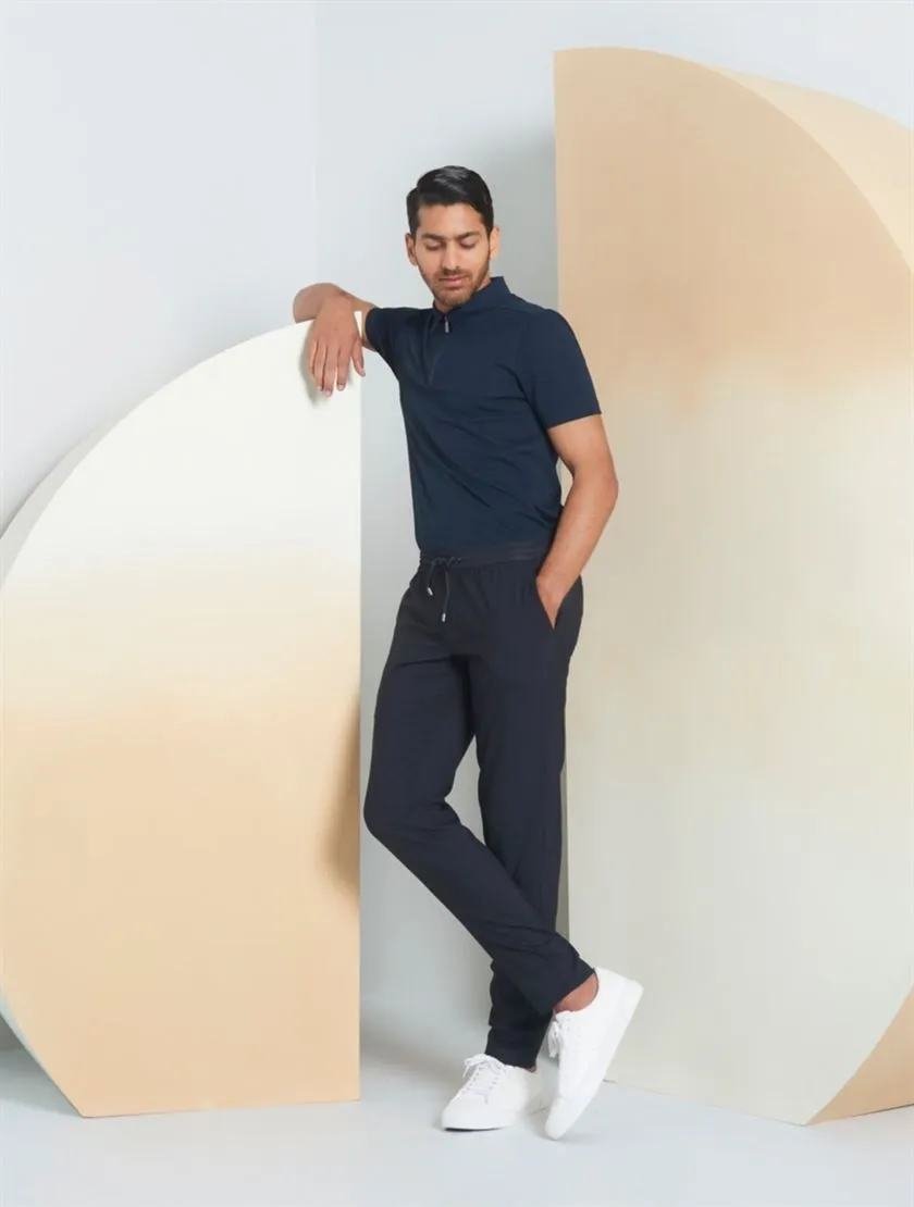 Perona   -   Mens--Bottoms--Trousers & Denims--Andy-Pma-Ss24-160-28--Navy