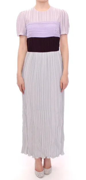 Purple Lavender Gown Maxi Silk Long Dress