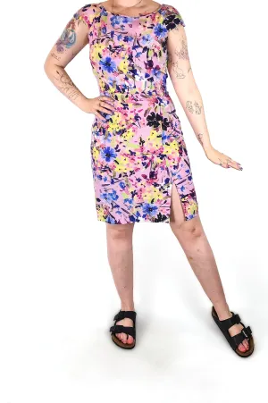 Purple silk dress size 12