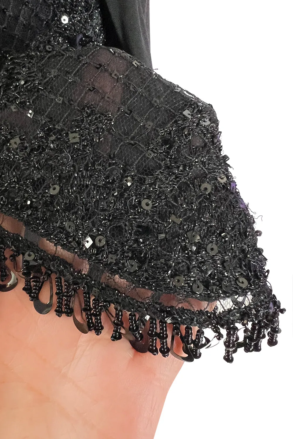Spring 1998 Valentino Haute Couture Strapless Dress w Elaborately Beaded & Sequin Skirt