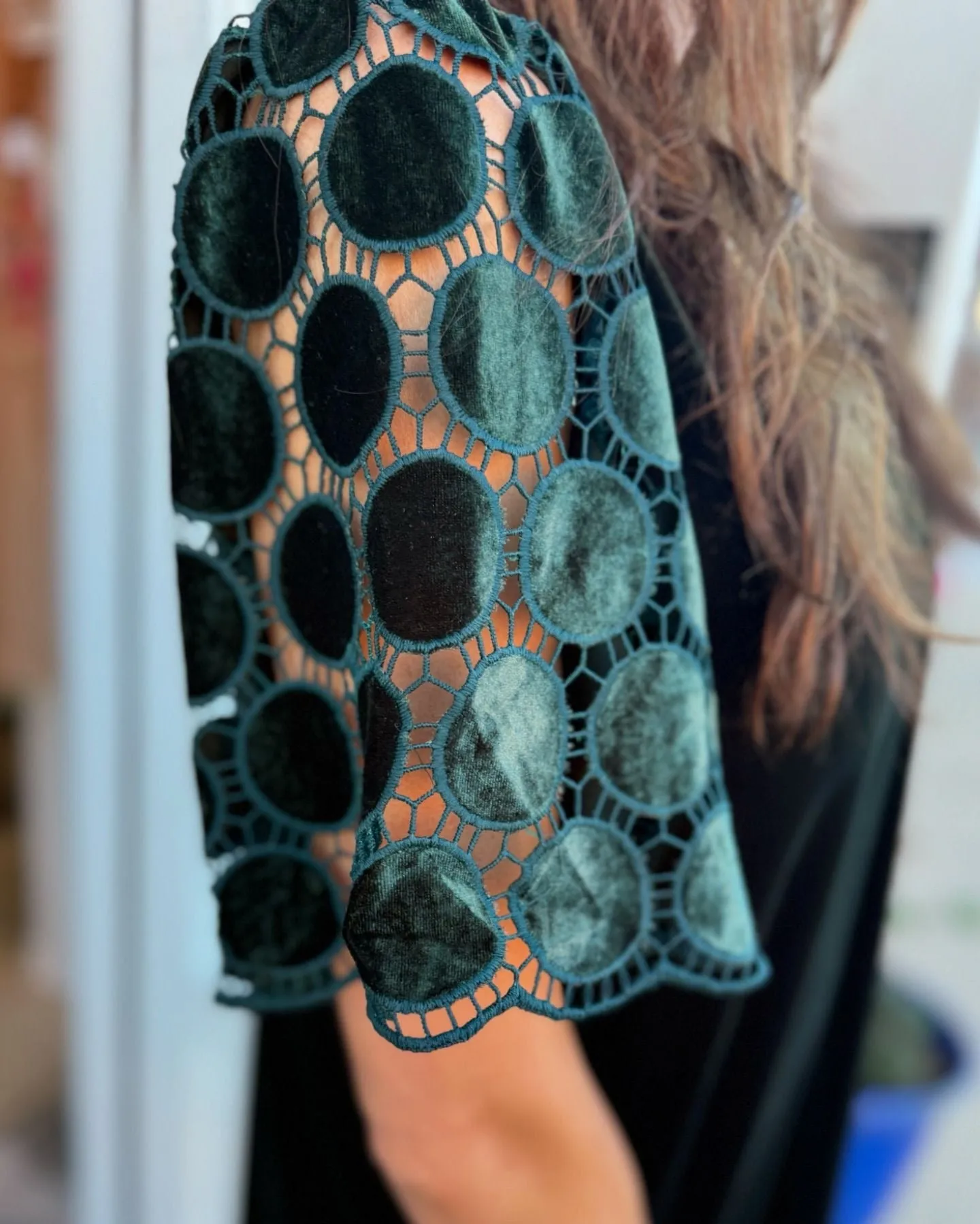 The Brandi Velvet Dress -Deep Green