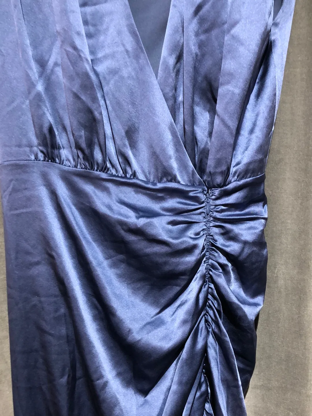 Veronica Beard Silk Like Shoulder Pad Sleeveless Assymmetrical 'CASALA' Dress