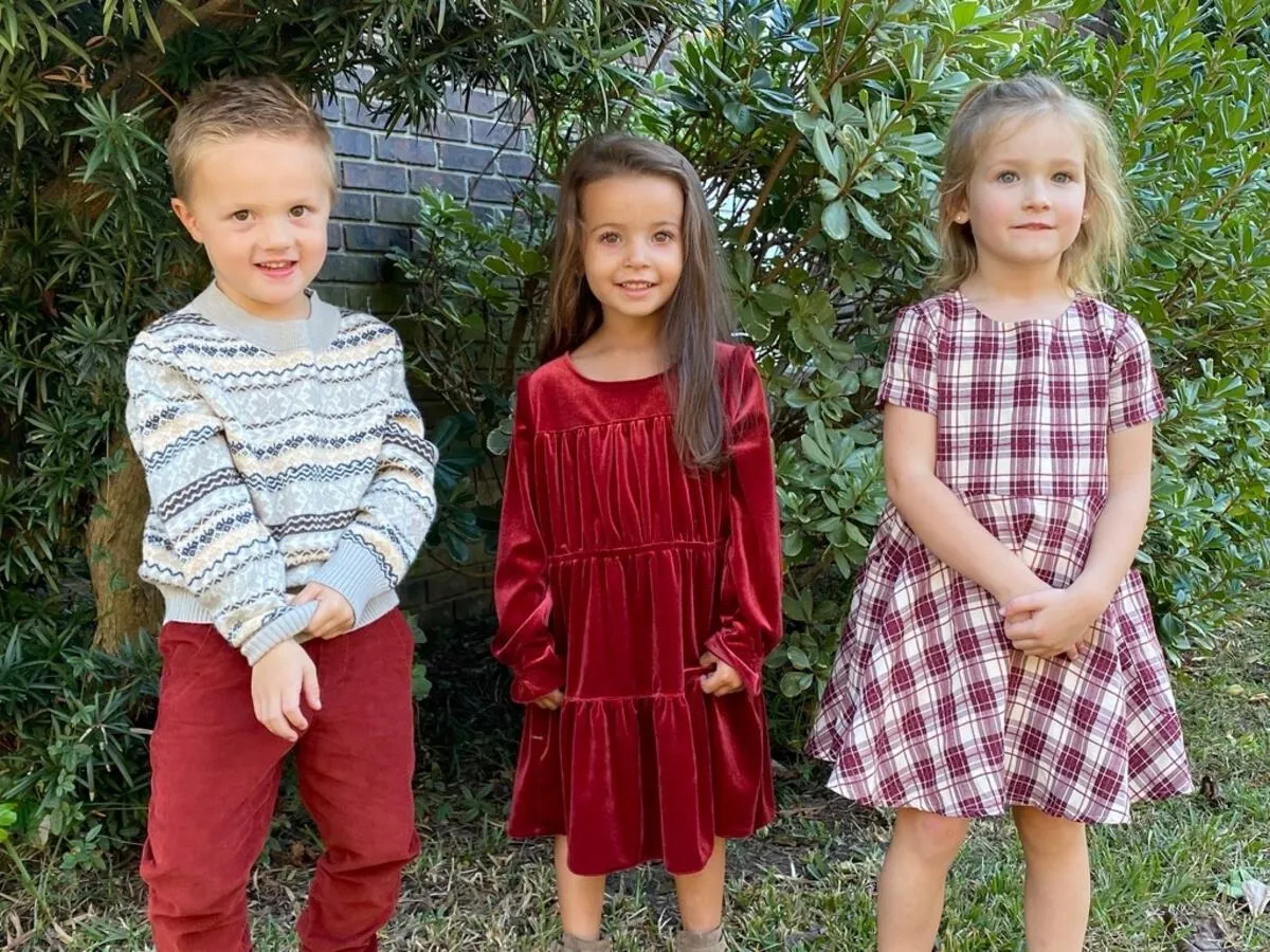 Vignette Bennett Velvet Dress - Burgundy