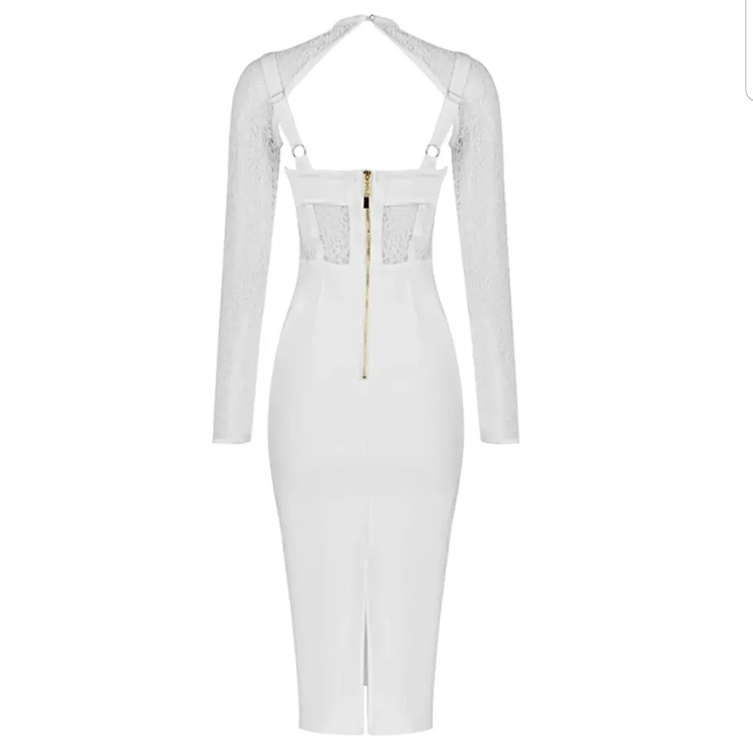 Whiteout Bandage Dress