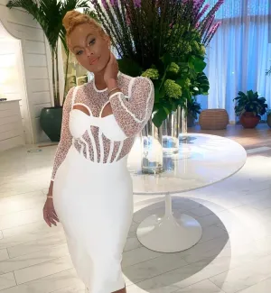 Whiteout Bandage Dress