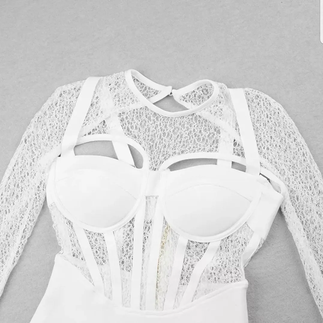 Whiteout Bandage Dress
