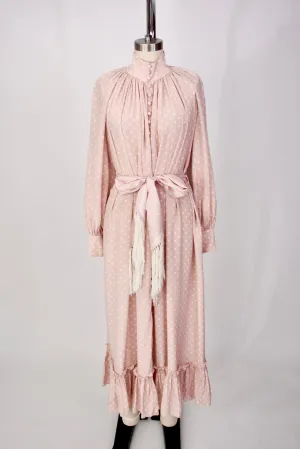 Zimmermann Silk Polka Dot Ruffle Dress